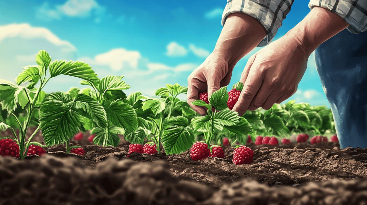 De la pepiniere au jardin : tout savoir sur le repiquage des framboisiers